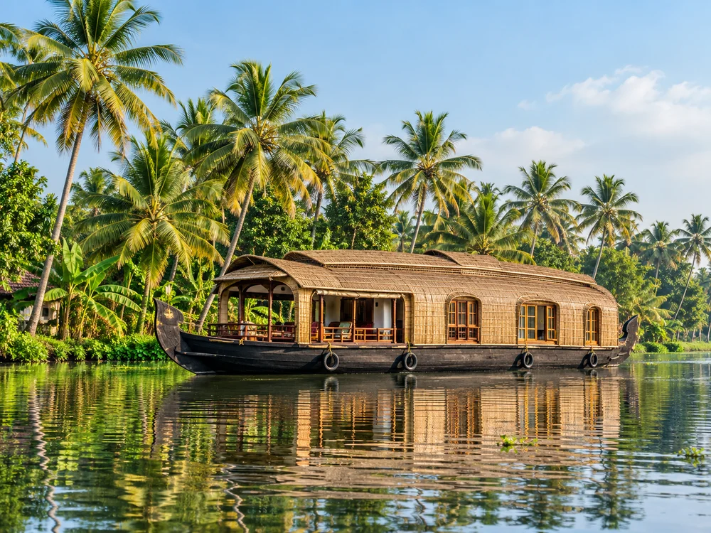 Houseboat on the Kerala backwaters